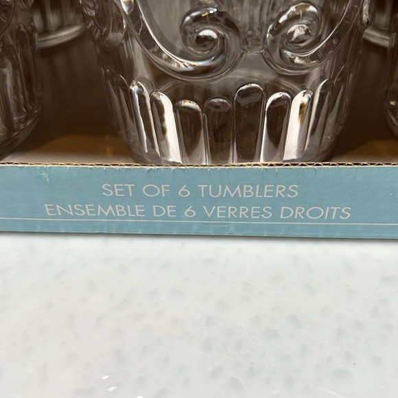 Polystyrene Tumblers Set of 6 New Sealed in Original Box - Picture 3 of 6